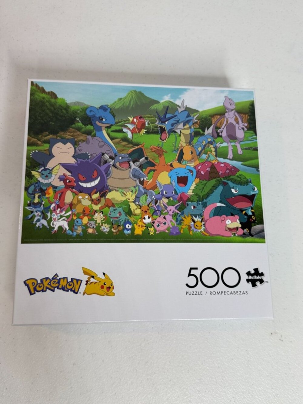 Pokemon 500 Piece Puzzle Pikachu Mewtwo Charizard Gengar New